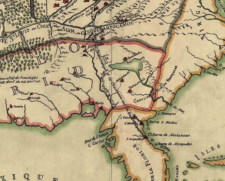 1684 Map of Louisiana