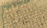1851 Map of Norfolk and Portsmouth Virginia