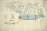 1863 Map of Rockbridge County Virginia