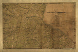 1863 Map of Bertie Hertford and Northampton County NC