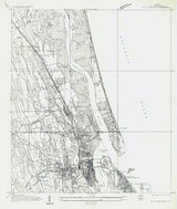 1937 Topo Map of Saint Augustine Florida Quadrangle