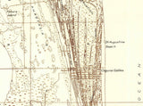 1937 Topo Map of Crescent Beach Florida Quadrangle