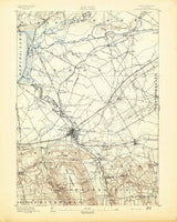 1895 Topo Map of Oneida New York Quadrangle