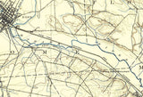 1895 Topo Map of Oriskany New York Quadrangle
