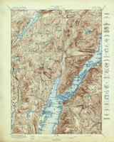 1897 Topo Map of Bolton New York Quadrangle