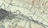 1900 Topo Map of Utica New York Quadrangle