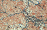 1902 Topo Map of Clarksburg West Virginia Quadrangle