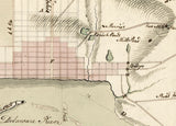 1778 Map of Philadelphia Pennsylvania and Vicinity