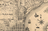 1875 Map of Philadelphia Pennsylvania