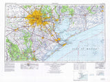 1975 Map of Houston Texas