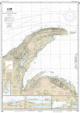 2014 Nauitical Map of Lake Superior & Keweenaw Penninsula