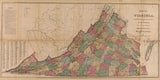 1871 Map of Virginia