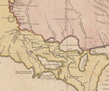 1752 Map of Louisiana Carte de la Louisiane