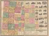 1856 Map of Bennington County Vermont