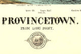 1877 Panoramic Map of Provincetown Massachusetts