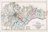 1878 Map of Anne Arundel County Maryland