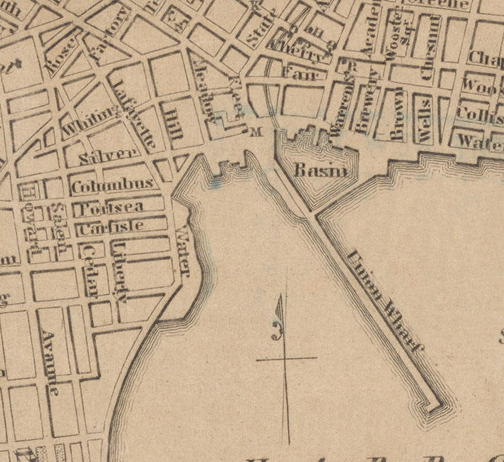 1850 Map of New Haven New York