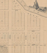 1886 Map of Wild-Wood Beach Cape May County New Jersey