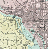 1890 Map of District of Columbia