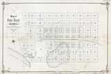 1890 Map of Lake Park Georgia