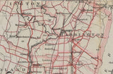 1894 Map of Bergen County New Jersey