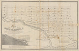 1835 Map of Schuylerville New York