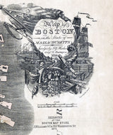 1879 Map of Boston Massachusetts