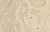 1854 Map of the Cemetery of Mount Auburn