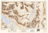 1954 Topo Map of the Salton Sea California Quadrangle