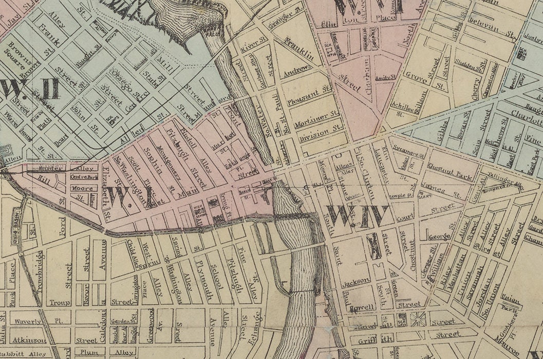 1878 Map of Rochester New York