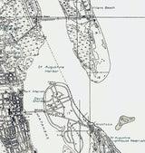 1937 Topo Map of Saint Augustine Florida Quadrangle