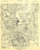 1912 Topo Map of Palatka Florida Quadrangle