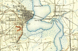 1915 Topo Map of Palatka Florida Quadrangle