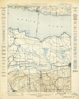 1898 Topo Map of Chittenango New York Quadrangle