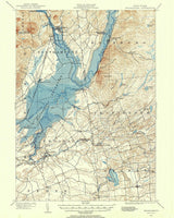 1899 Topo Map of Bradalbin New York Quadrangle