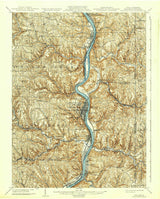 1904 Topo Map of Steubenville West Virginia Quadrangle Steubenville Ohio