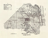 1914 Map of Duval County Florida Jacksonville