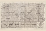 1916 Farm Line Map of Taylor County Wisconsin