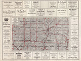 1926 Farm Line Map of Marathon County Wisconsin