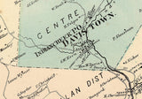 1872 Map of Salt-Lick Township Fayette County PA