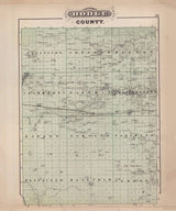 1874 Map of Dodge County Minnesota
