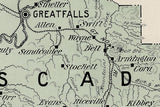 1900 Map of Cascade County Montana