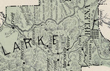 1900 Map of Lewis and Clarke County Montana