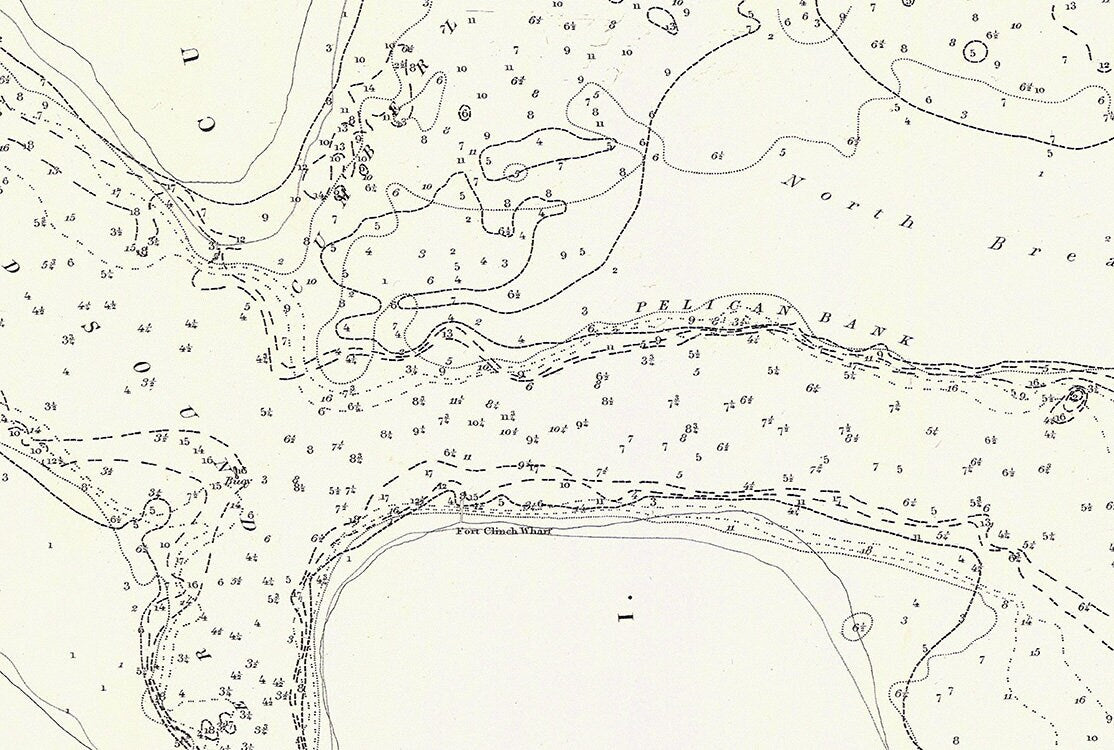 1856 Nautical Map of St Marys Bar and Fernandina Harbor