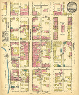 1885 Map of Brownsville Texas