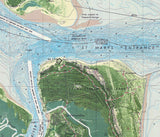 1981 Nautical Map of Fernandina Beach Florida