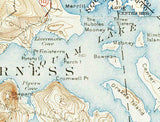 1927 Topo Map of Squam Lake New Hampshire