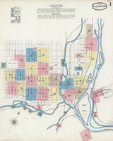 1891 Map of Allentown Pennsylvania