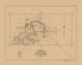 1915 Map of Duck Lake Winnebago County Iowa