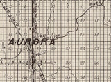 1916 Farm Line Map of Taylor County Wisconsin